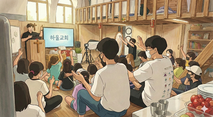 하울교회 단체 사진